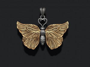 Butterfly pendant 3D 프린트 모델