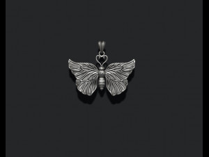 Butterfly pendant 3D 프린트 모델