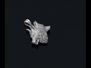 Wolf heads pendant 3D 打印模型