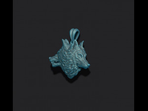 Wolf heads pendant 3D 打印模型
