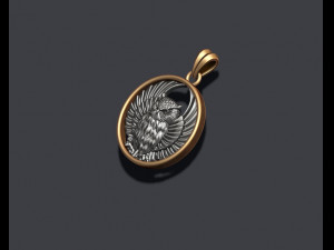 Owl pendant Modèles 3D en vedette