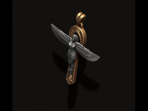 Crux Ansata pendant Modèles 3D en vedette