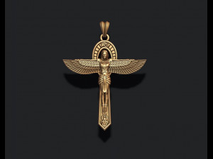 Crux Ansata pendant Modèles 3D en vedette
