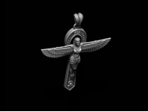Crux Ansata pendant 3D Print Model