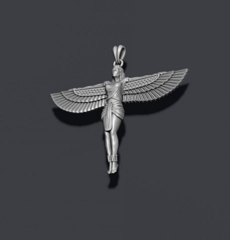 New Isis pendant 3D प्रिंट मॉडल .c4d .max .obj .3ds .fbx .stl .blend 