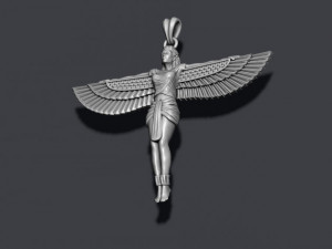 New Isis pendant Modelo de Impressão 3D