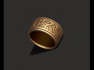 Egyptian symbols ring 3D Print Model