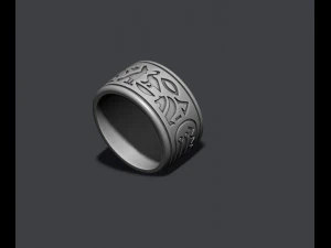 Egyptian symbols ring 3D Print Model