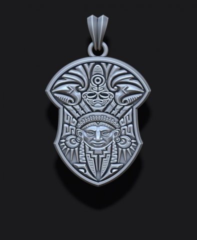 Maya pendant 3D Print Model .c4d .max .obj .3ds .fbx .stl .blend 