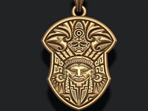 Maya pendant 3D Print Model