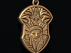 Maya pendant 3D Print Model