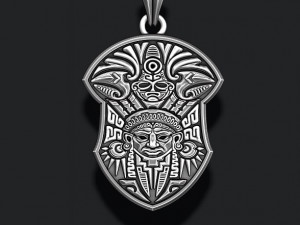Maya pendant 3D Print Model