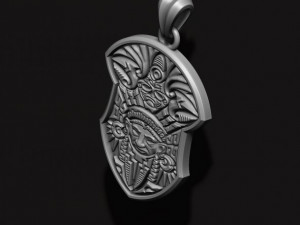 Maya pendant 3D Print Model