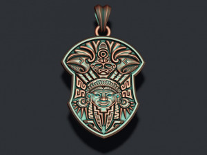 Maya pendant 3D Print Model