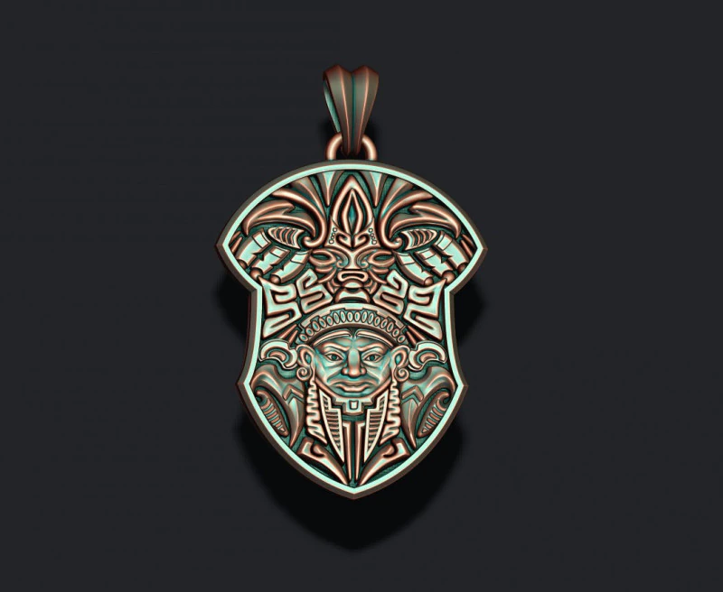 Maya pendant 3D Print Model .c4d .max .obj .3ds .fbx .stl .blend