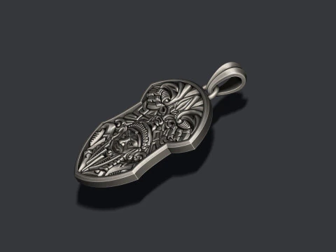 Maya pendant 3D Print Model