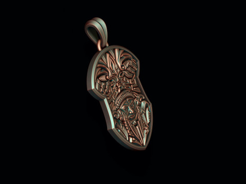 Maya pendant Modelo de Impressão 3D