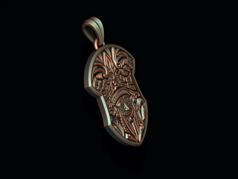 Maya pendant 3D Print Model