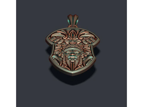 Maya pendant 3D Print Model