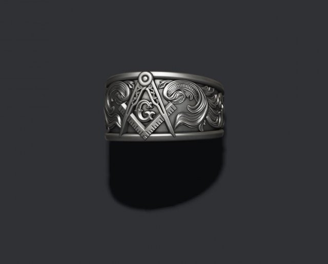 Mason ring Modèles 3D en vedette .c4d .max .obj .3ds .fbx .stl .blend 