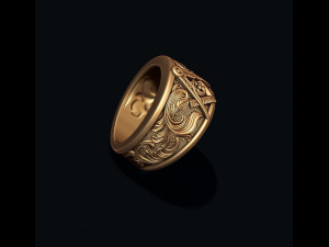 Mason ring Modèles 3D en vedette