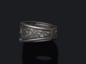 Mason ring Modèles 3D en vedette