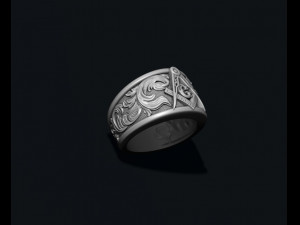 Mason ring Modèles 3D en vedette
