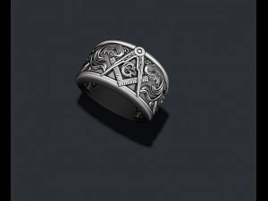 Mason ring 3D Print Model