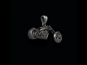 Motorcycle chopper pendant 3d 3D Print Model