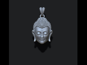 Buddha head pendant 3D Print Model