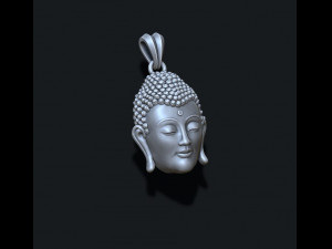 Buddha head pendant Modelo de Impressão 3D