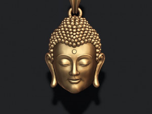 Buddha head pendant Modelo de Impressão 3D