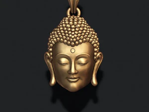 Buddha head pendant 3D Print Model