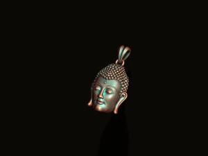 Buddha head pendant 3D Print Model