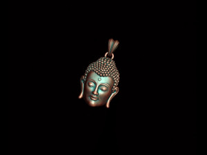 Buddha head pendant Modelo de Impressão 3D