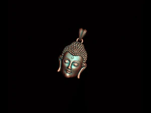 Buddha head pendant 3D Print Model
