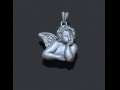 Dreaming angel pendant 3D 프린트 모델