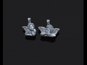 Dreaming angel pendants pack 3D Принт Модель