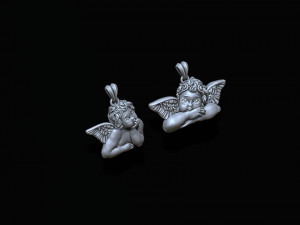 Dreaming angel pendants pack 3D 프린트 모델