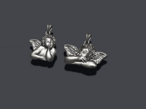 Dreaming angel pendants pack 3D 프린트 모델