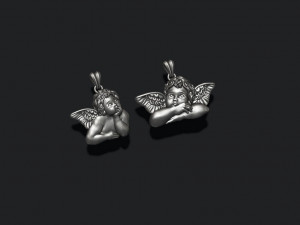 Dreaming angel pendants pack 3D 프린트 모델