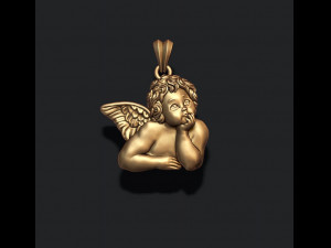 Dreaming angel pendants pack 3D 프린트 모델
