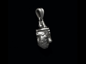 Petrified heart pendant 3D प्रिंट मॉडल