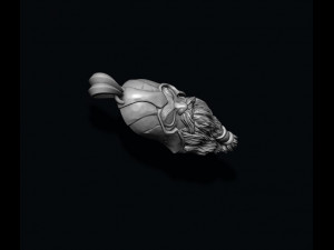 Viking Odin head pendant 3D Baskı Modeli