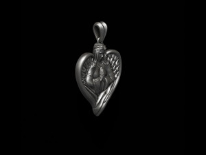 Angel Girl pendant 3D Baskı Modeli