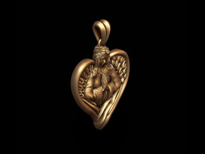 Angel Girl pendant 3D Baskı Modeli