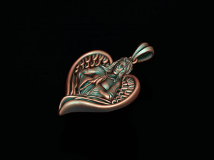 Angel Girl pendant 3D Baskı Modeli