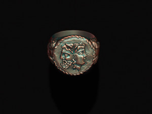 Old coin ring 3D Print Model
