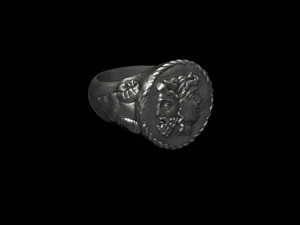 Old coin ring 3D Print Model
