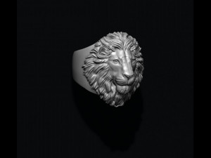 Lion ring Modelo de impresión 3D